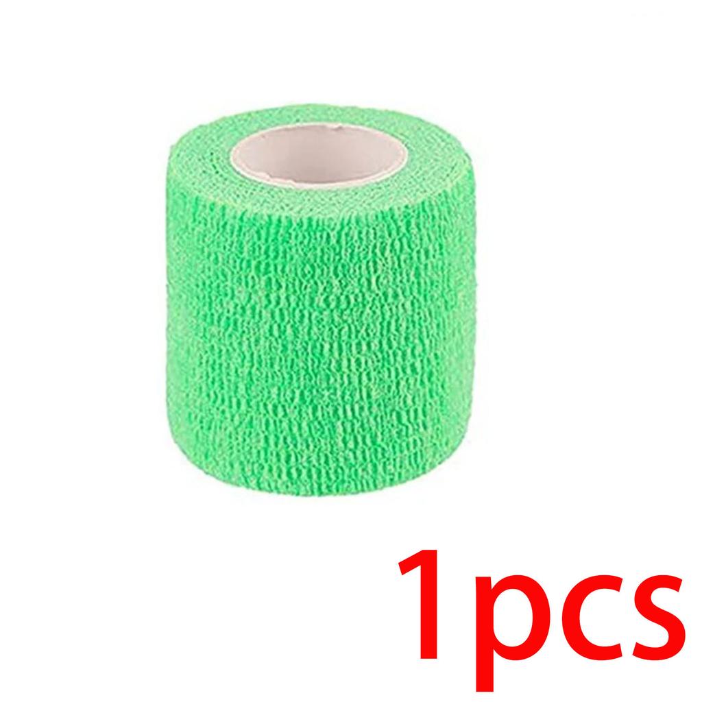 1roll 2.5/5/7.5/10cm*4.8m Non Woven Elastic Self Adhesive Bandage Cohesive Bandage for Sports Fixing Finger Wrist Leg