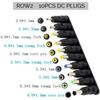34 Pcs Universal Laptop Notebook DC Plug Set Jack Tips for 5.5 mm x 2.1 mm AC Power Adapter Connector Kits