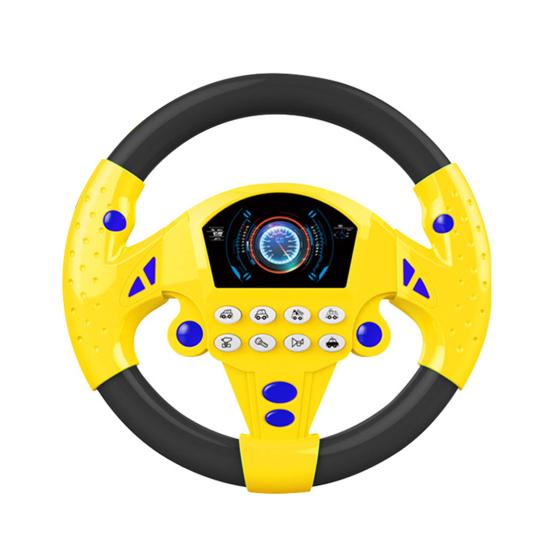 Simulation Steering Wheel Rhythm Training Hand-on Ability Interactive Toys Body Movements Development Steering Wheel Toy for Kids
