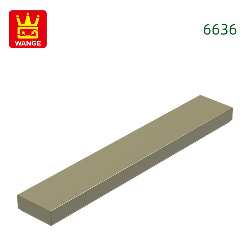 121Pcs/lot 6636 1x6 Tile Building Block Moc Classic Accessories Compatible with Brick Children Toys Gift Box