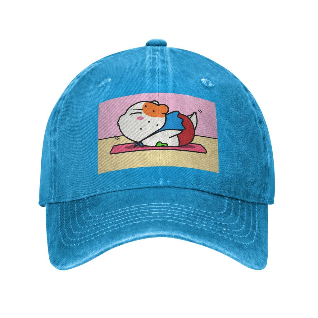 Unisex Baseball Hats Cute Cartoon Ebichu Denim Outdoor Baseball Caps Hip Hop Cap Casquette