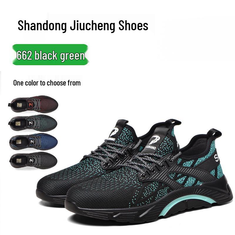 Men's Steel Toe Work Boots - Four-Season, Anti-Smash, Puncture-Resistant, Durable Construction Safety Shoes