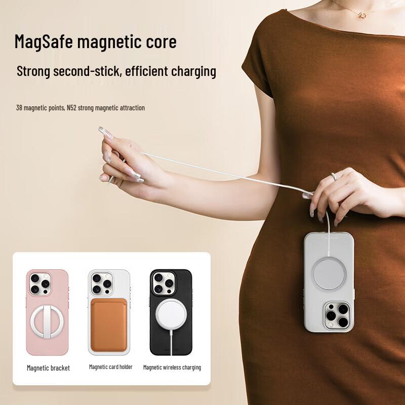 

EasyAcc Magnetic PU Phone Case for iPhone 14 Pro