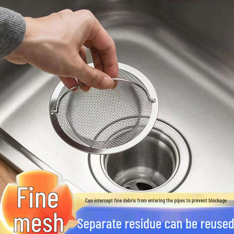Universal Stainless Steel Kitchen Sink Strainer and Vegetable Washing Basin Filter