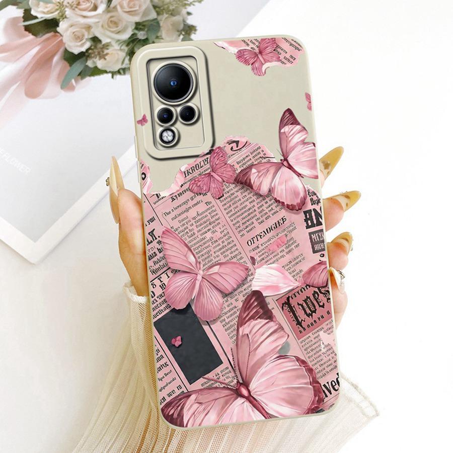 Case For Infinix Note 11 X663 Rabbit Cartoons Design Liquid Simplicity Shell For Infinix Note 12i 2022 Note12 G88 Coque Capa