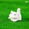 Miniaturní figurky zvířat Malá kočka Řemesla z pryskyřice House Micro Fairy Garden Diy Doplňky Kreativní domácí dekorace do auta