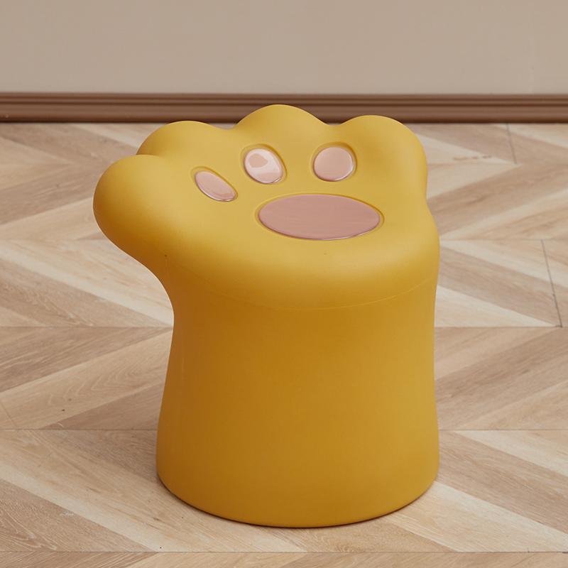 Cat Paw Coffee Table Creative Small Side Table Set Cartoon Bedroom Bedside Table Cute Children's Room Decoration Furniture