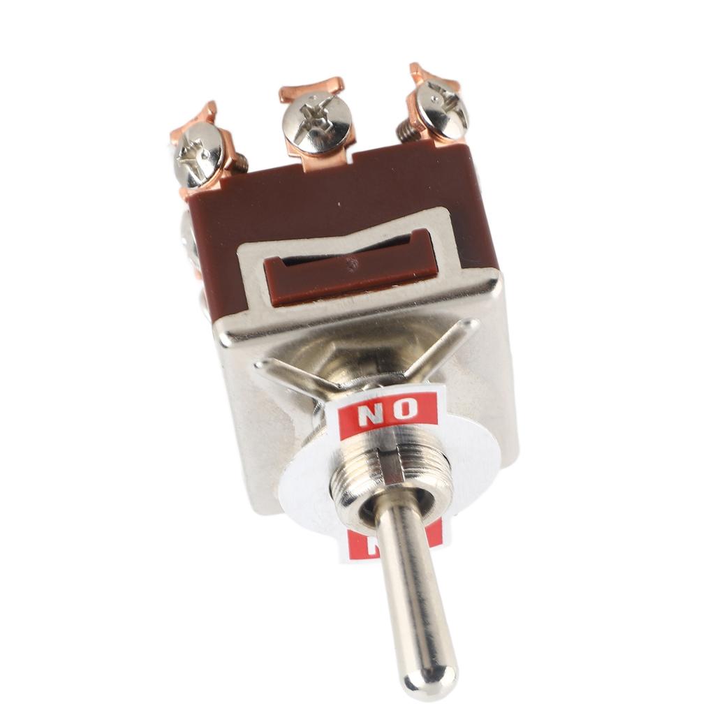 On ON 2 Position Toggle Switch 3PDT 9 Pin 12mm 15A 250VAC