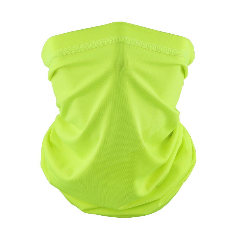 Men's Camouflage Ice Silk Neck Gaiter: Versatile, Breathable Sun Protection Headscarf for Outdoor Cycling