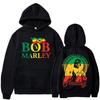 Reggae Music Originator Bob Marley Graphic Hoodie Mens Women Clothing Classic Vintage Hooded Sweatshirts Male Oversized Pullover
