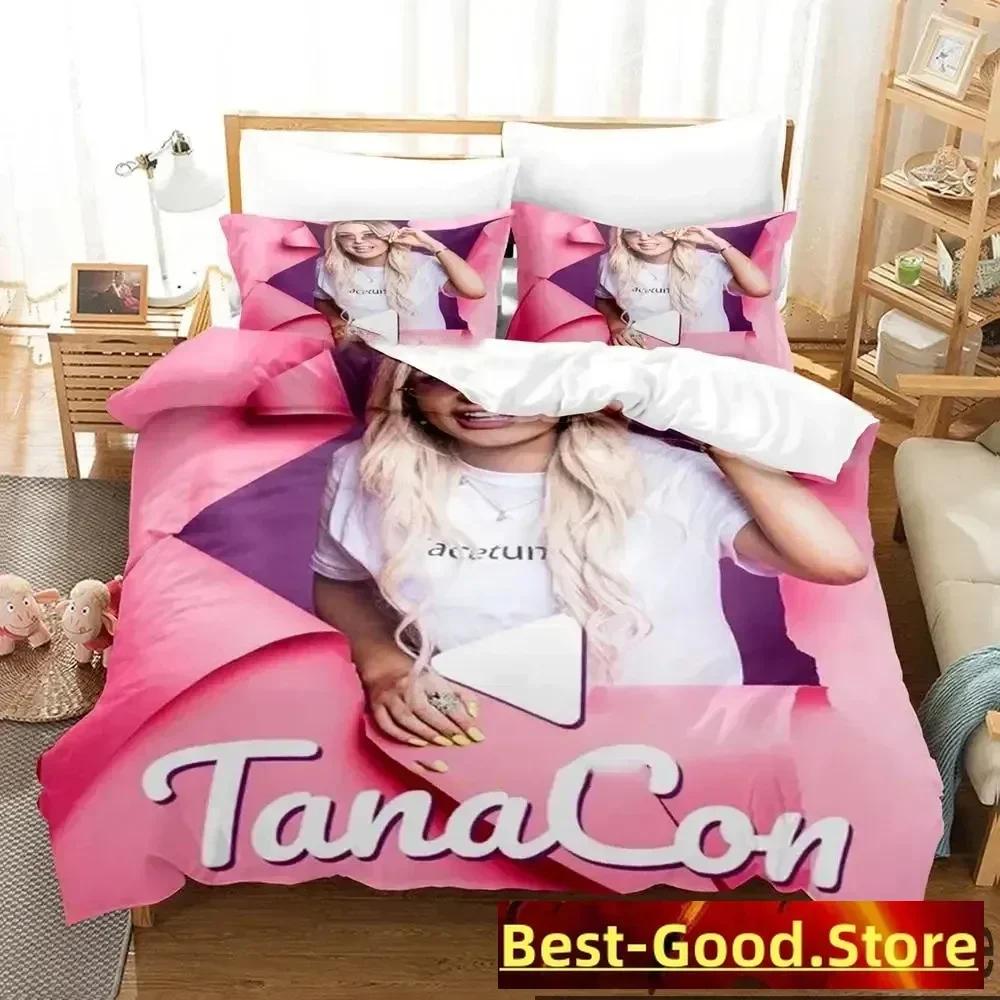 3D Print Tana Mongeau Tanacon Printed Bed Set Duvet Cover Pillowcase Bedding Set Linen Sheet Quilt Cover Full Queen King Size