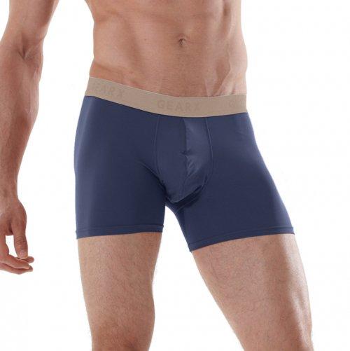 

[GearX] Premium All-Season Auto-Separation Trunks [Shipped from Korea] 100% Authentic Navy Blue - 95
