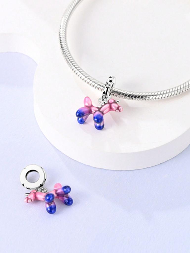 Charms Plata Cute Animals: Kittens Puppies Beads Charm Copper Plated Fit Charms Original Bracelet For Jewelry Making Diy Charm