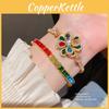 Fashion Flower Jewelry Bracelet With Gold Plating For Womens Gift Occasion