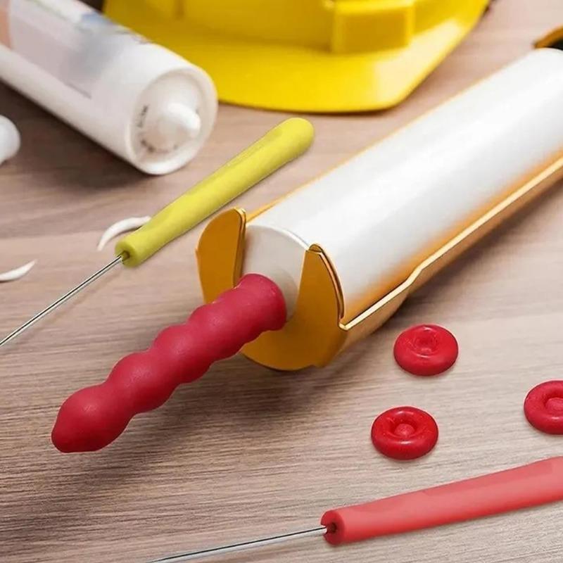 Red Caulk Cap Caulk Saving Sealer Saver for Open Caulking Tube Sealing Preserving Durable Easy To Use DIY Home Repair Tool