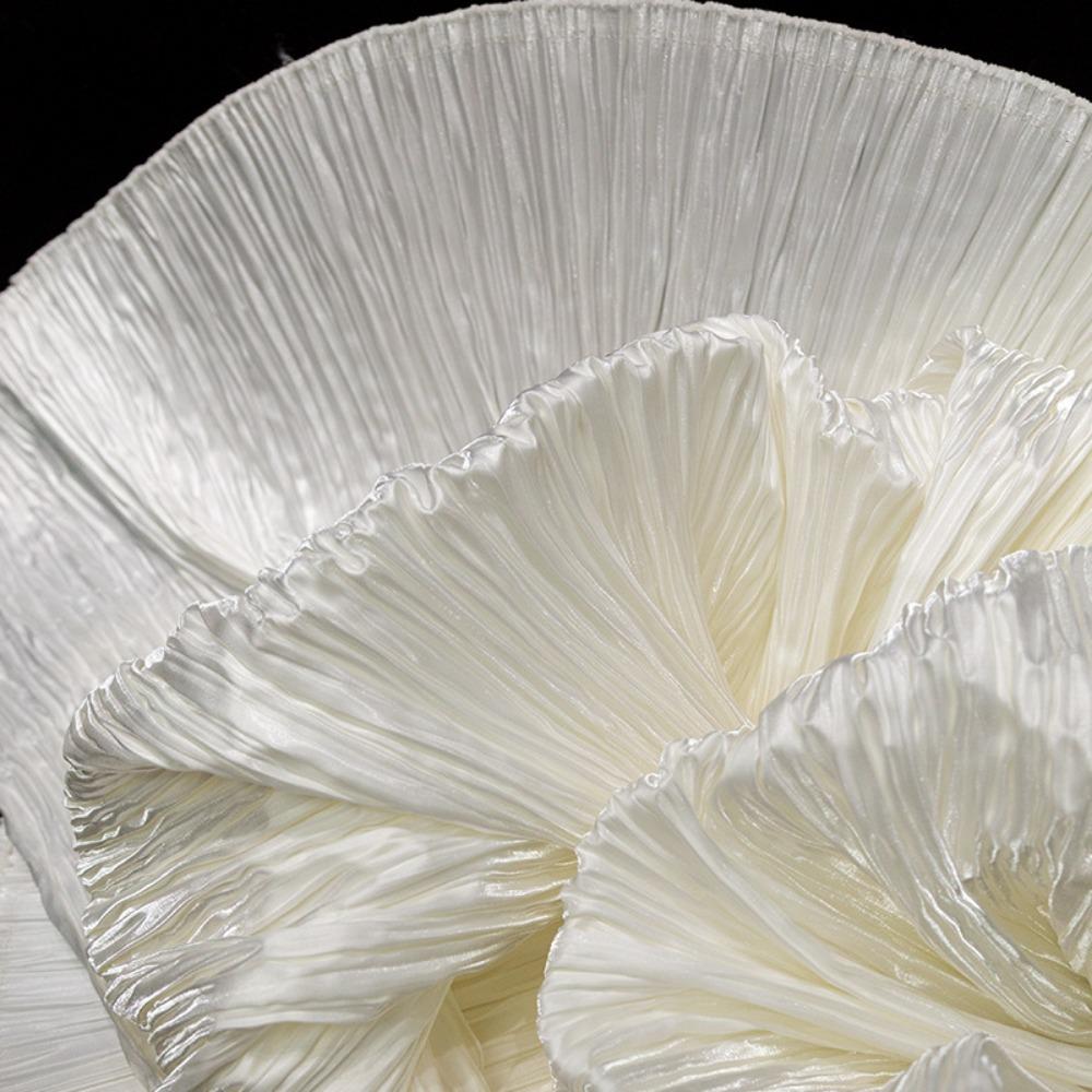 

Яркий Блеск Кованая Плиссированная Ткань Политер Мелкая Жатая Ткань Одежда для Выступлений