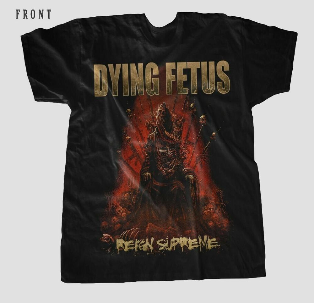 Футболка с логотипом группы DYING FETUS, унисекс, хлопок, все размеры BO1339 XXXXL