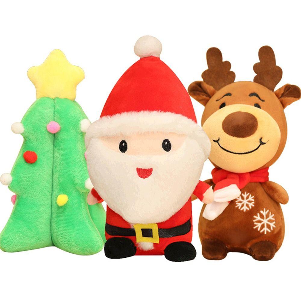 Dárky Interaktivní hračka Vánoční strom Plyšové hračky Vánoční dekorace Vánoční panenka Vánoční ozdoby