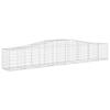 VidaXL 8x Arched Gabion Baskets Arched Gabion Cages Gabion Walls Garden Fences Terrace Outdoor 3145936