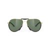 SKYTRAIL Light Gold Shiny Lens Bridge Temple 48mm [RUDYPROJECT] Sunglasses, Frame/Green Lens, Width 58mm, Width 14mm, Length 130mm, Height