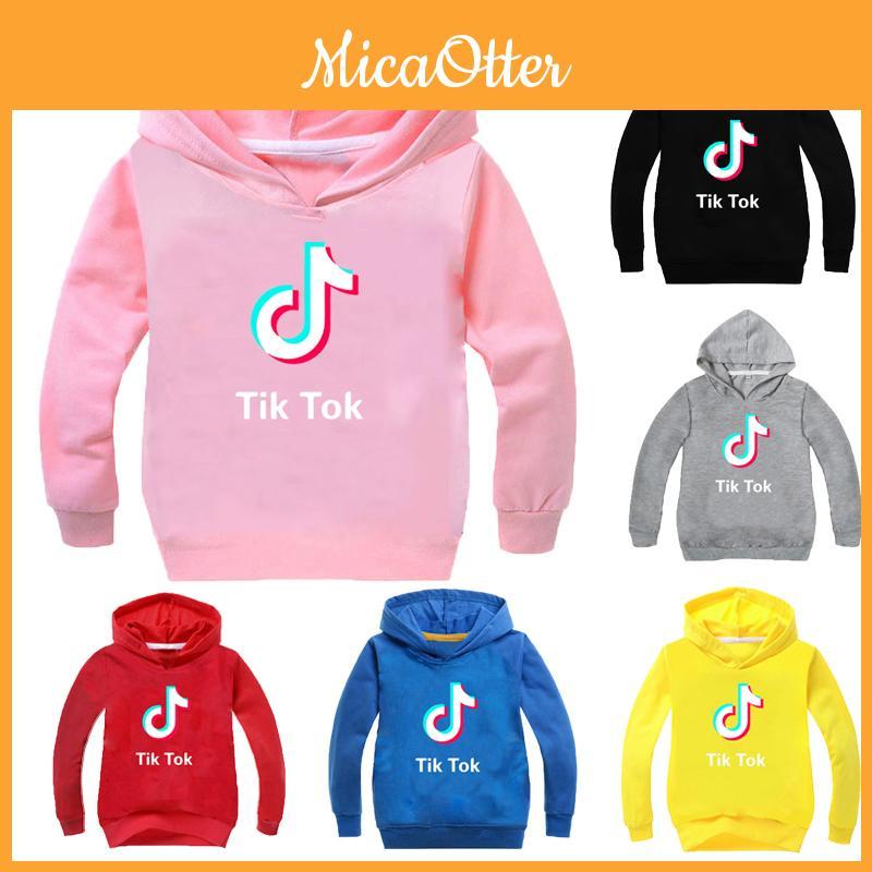 Tok Tik Kinder Buchstabenpullover Langarm Hoodie Mode Pullover Oberteile