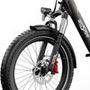 Vélo électrique Onesport OT30 Pro 20" Moteur 500W Vélo cargo électrique pliable Shimano 7 vitesses Freins à disque doubles 48V 18AH Charge maximale 180 kg