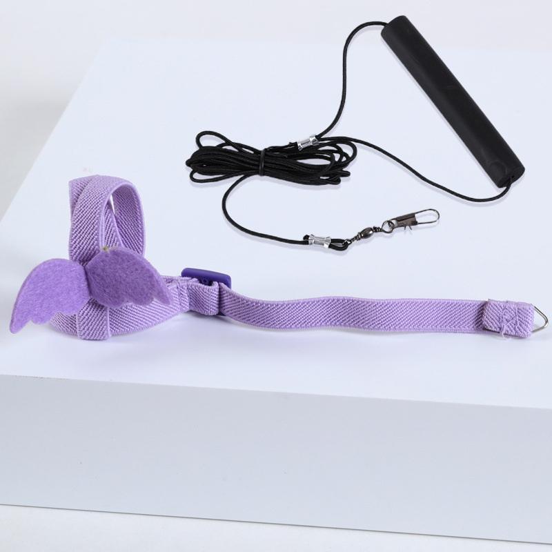 Parrot Outdoor Walking Harness Leash Soft Skin-Friendly Flight Training Rope for Cockatiel Budgie Parakeet Pet Bird Supplies