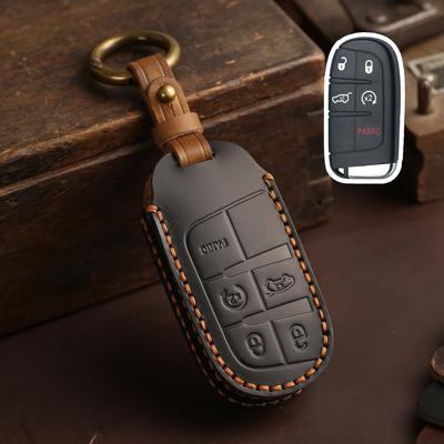 Applicable Jeep JEEP Free Light Key Bag Big Commander Compass Grand Cherokee Leather Handmade Protective Case