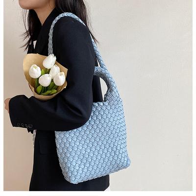 Premium Sense Tasche Damen neue vielseitige Kind- und Mutter-Schulter-Unterarmtasche Nische handgewebte Pendler-Tragetasche