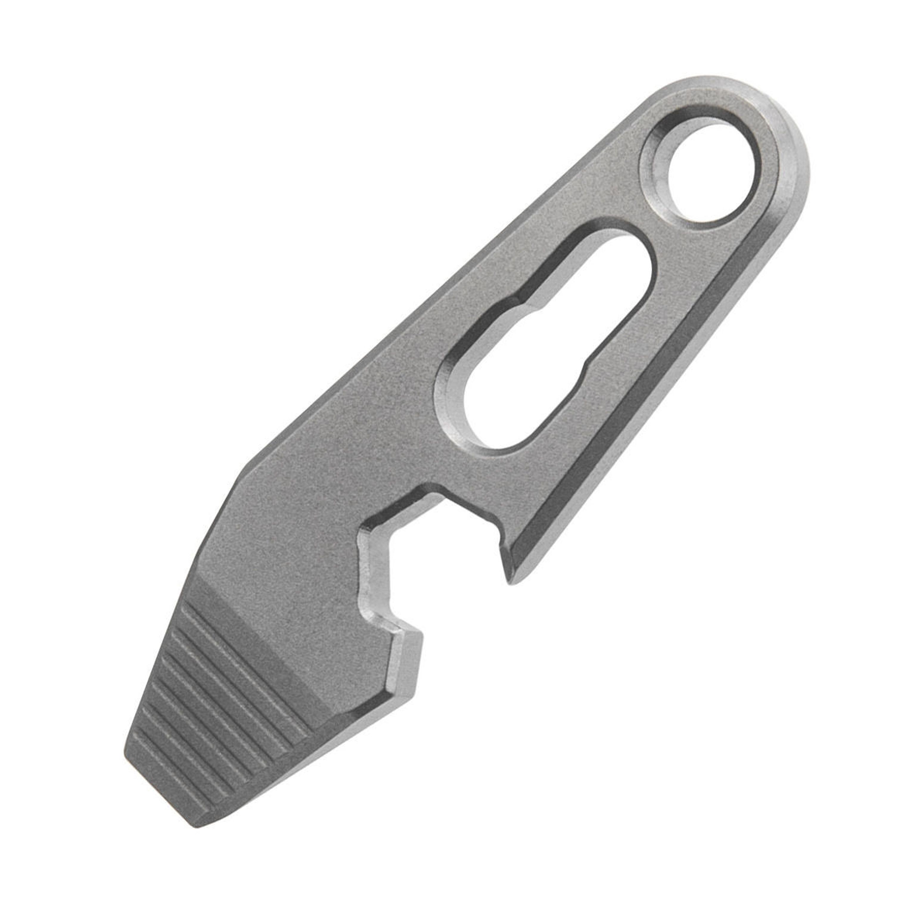 

Титановый мини-лом EDC Открывалка для бутылок Накидной ключ Портативный БРЕЛОК Подвеска инструменты Лом и снаряжение для кемпинга на открытом воздухе серебряный