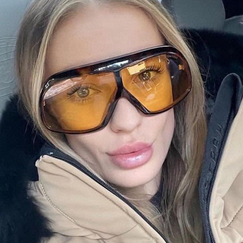KEDUN 2025 Large Toad Shape Sunglasses: Trendy European-American Hip Hop Style for Fashionable Ladies