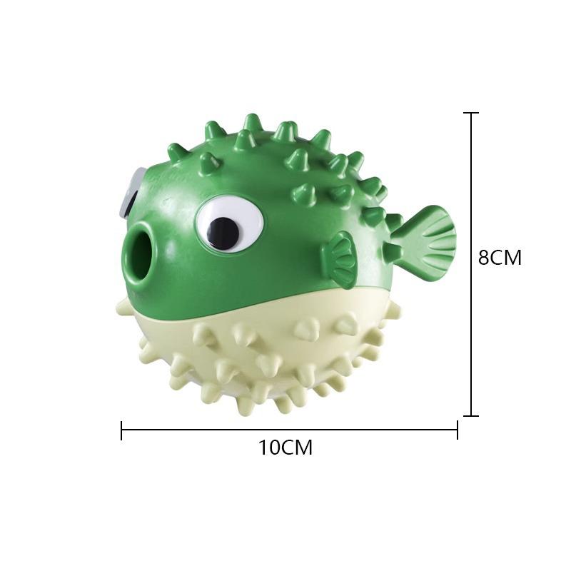 Dog Toys TPR Bite-resistant Pet Leak Food Puzzle Toy Elastic Funny Puppy Teeth Cleaning Training Interactive Toy Pet Supplies