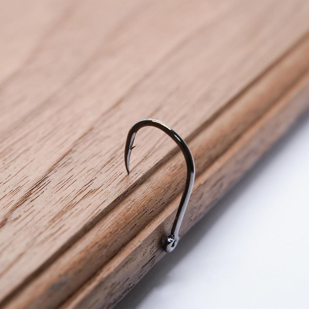 IPPON (1 Hook) Isenami Black Coated Fishing Hooks with Hooks, Made in Japan, Value Pack (14 Hooks 22 Hooks)