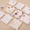 Baby Four-Layer Crepe Cotton Handkerchief - Printed Gauze Towel for Children