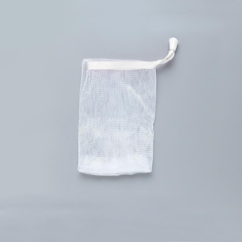 

Пенящаяся сетка Маленькая пенная сетка Мыло для рук Пенящаяся сетка Очищающее средство для умывания лица Очищающее мыло для лица Пенящаяся сетка Сумка для мыла 15*9.5cm белый