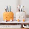 Toast Pen Holder Creative Office Stationery Holder Cartoon Pen Holder Elegant Multi-Function Organizer For Bathroom Vanity Desk