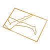 Female Art Wall Decoration Minimalist Modern Iron Art Innovative Metal Line Wall Art Decor for