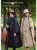 Kinder Unisex Langer Dicker Wasserdichter Poncho für Schule und Radfahren