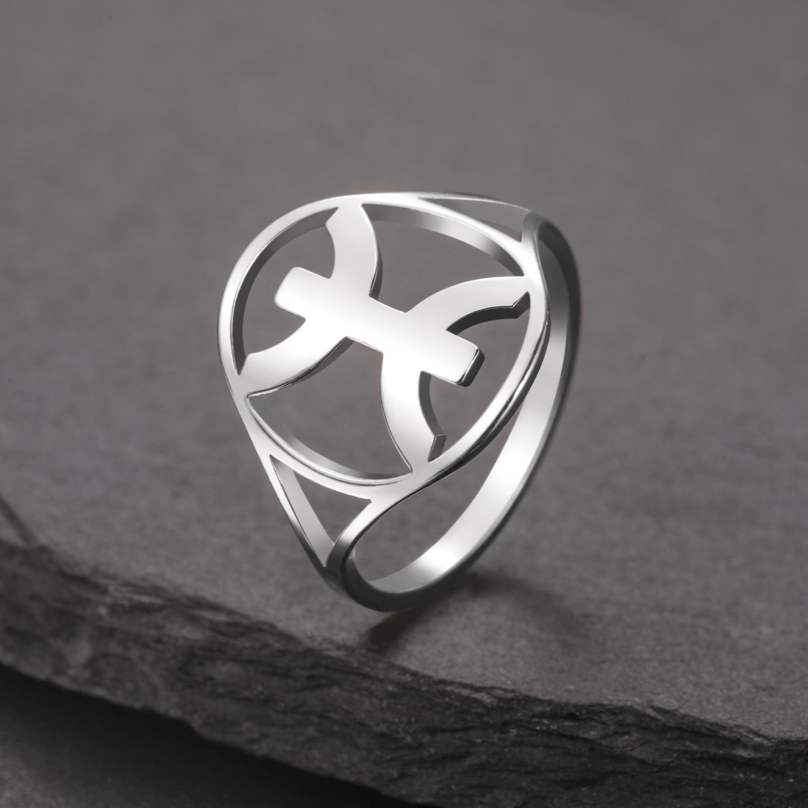 

LIKGREAT Amazigh Berber Symbol Finger Ring Stainless Steel Men Women Yaz African Ethnic Tribe Religious Amulet Jewelry Gift 2025 7