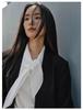 Elegant Early Spring Lace-up Cotton Shirt, Long Sleeve Versatile Fashion Top
