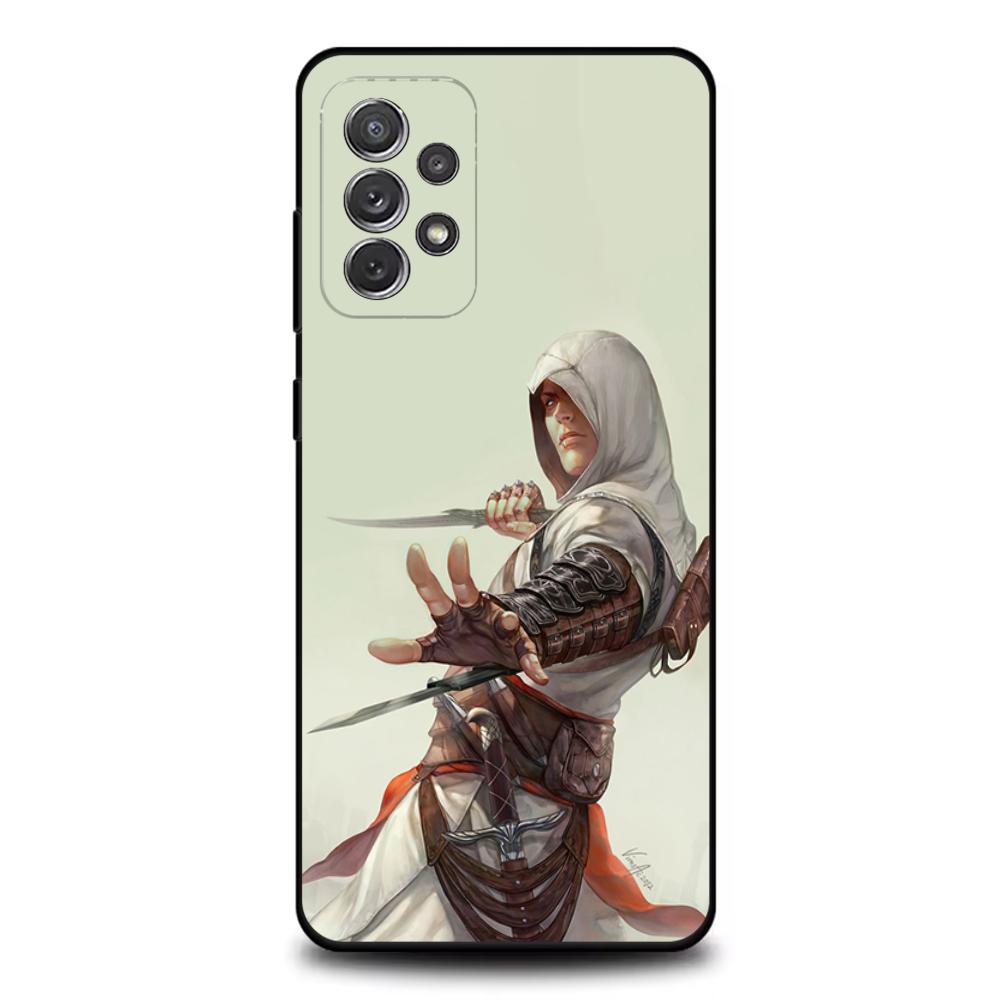 A-Assassins C-Creeds Game Phone Case For Samsung S25,S24,S21,S22,S23,S30,Ultra,S20,Plus,Fe,Lite,Note,10,9,5G Black Cover