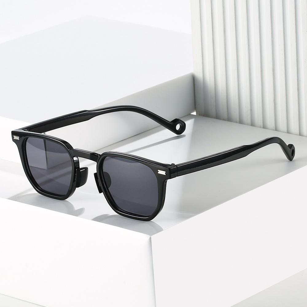 Trendy Sunglasses Plain Street Sunglasses Personalized Midi Polygonal Small Frame Glasses For Men And Women