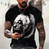 New Fun Animal Panda Pattern Men's T-Shirt Printed T-Shirt Fashion Round Neck Plus Size Short Sleeve Personalized Men's T-Shirts