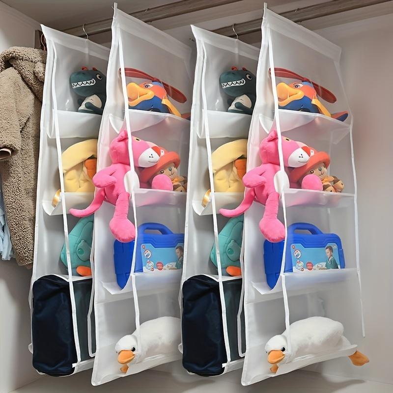 Multi Layer Hanging Bag Organizer, Space Saving Wardrobe Storage, Dust-Proof Handbag Clip, Convenient Hanging Design for Women's Fashion Accessories