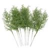 10pcs DIY Wreath Gifts Christmas Pine Branches Simulation Green Plant Desktop Living Room Decor