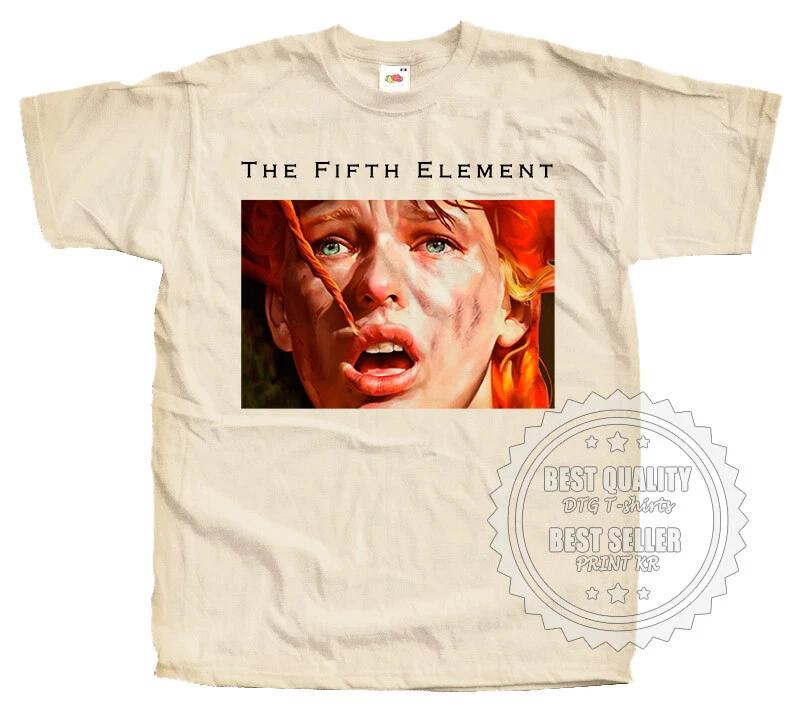 

The Fifth Element T SHIRT Tee V15 Movie Poster Natural Vintage Shirt sizes S-5XL 4XL