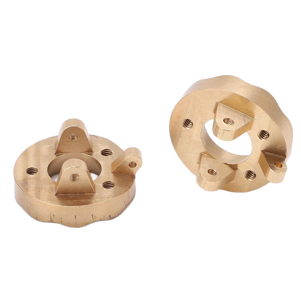 2Set Brass Steering Cup Brass Steering Knuckle Caps Counterweight for Kyosho Jimny 118 124 RC Car