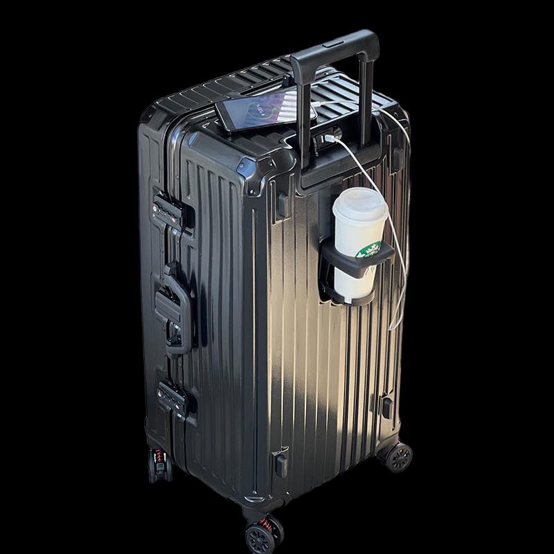 OEING Aluminum Frame Hardshell Suitcase