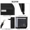 Simple Passport Case RFID Blocking Passport Cover with 12 Large Travel Document Strap for Overseas Travel Business Unisex Black [OwnestX]