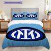 Eredità Inter: Biancheria da letto Blue Passion (1 * copripiumino + 2 * federa, senza nucleo) Regalo di compleanno di Natale morbido e confortevole